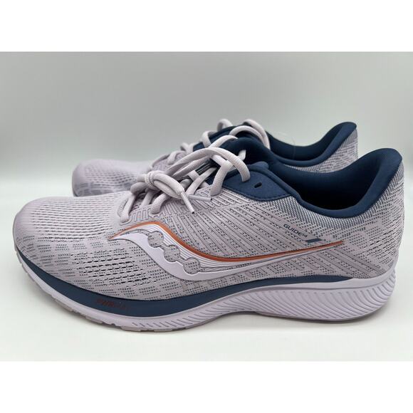 Saucony Guide 14 Women’s Running Shoes Lilac Storm/Pink-Blue S10654-35 Size 12 - Picture 13 of 16
